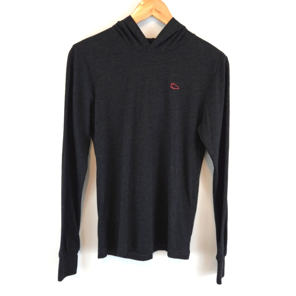 Goruck Men's Charcoal Long Sleeve Hoodie Tri-Blend